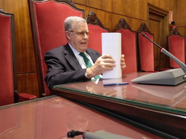 El presidente del Tribunal Superior de Justicia de Asturias (TSJA),  Ignacio Vidau.