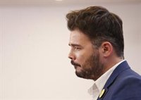 Rufían admet que no coneixia la carta de Torra i recorda que els presos van advocar per no bloquejar la investidura