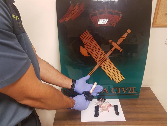 Cocaína intervenida por la Guardia Civil