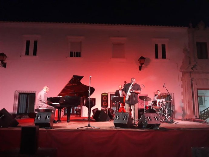 El saxofonista Jesse Davis en La Rábida (Huelva)
