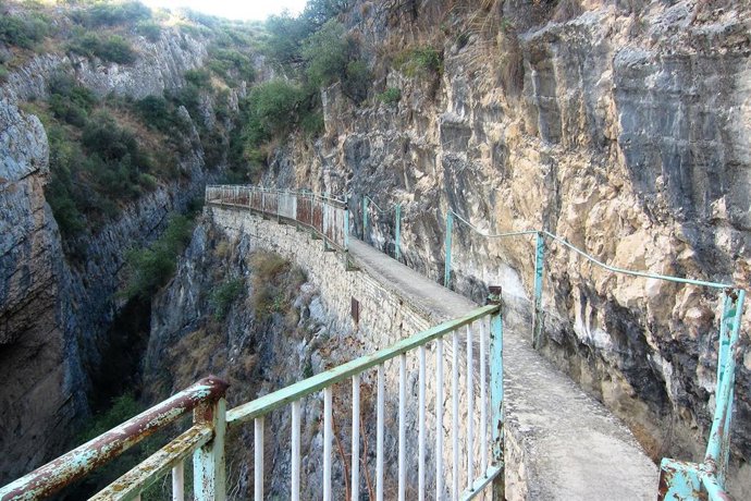 Paraje de Los Cañones, en Jaén.