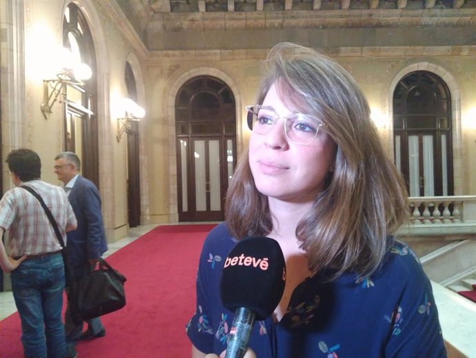 La tinent d'alcalde de Barcelona Janet Sanz