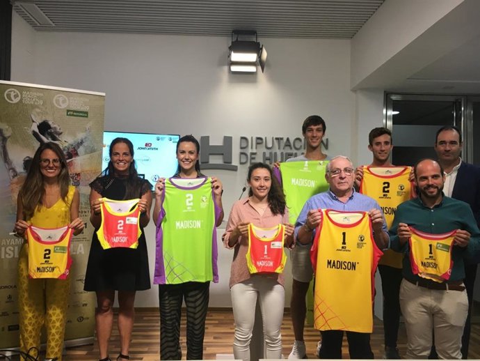 Presentación del Madison Beach Volley Tour Isla Canela Internacional Open 2019.