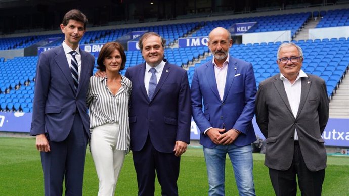 Los presidentes de los clubes vascos de Primera y del Osasuna, reunidos en Anoeta