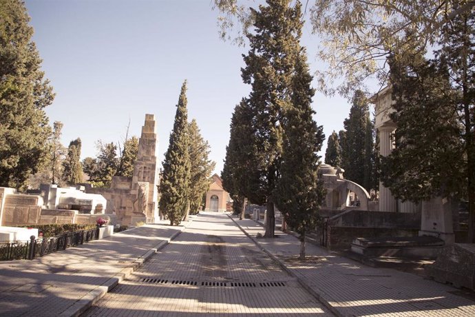 Imagen del cementerio de La Almudena de Madrid.