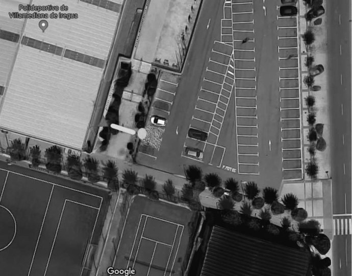 Ubicación del punto de recarga de vehículos eléctricos en Villamediana