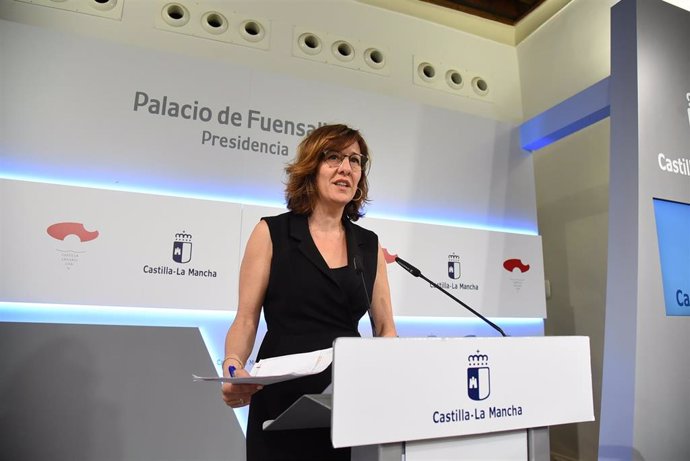 La portavoz del Gobierno de C-LM, Blanca Fernández.