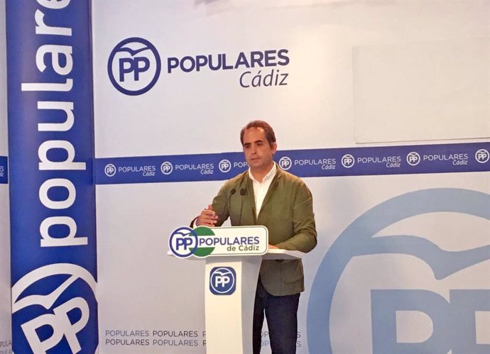 El secretario general del PP de Cádiz, Antonio Saldaña