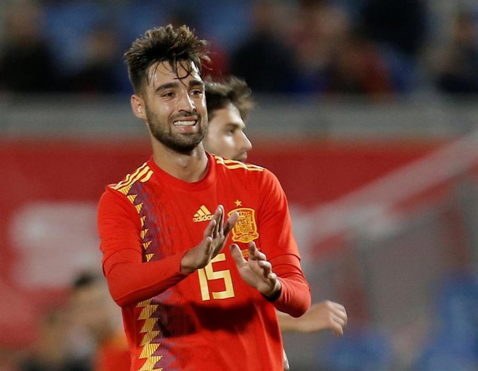 El centrocampista español Brais Méndez en su debut con la selección española