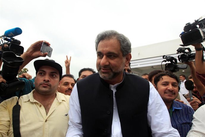 El ex primer ministro paquistaní Shahid Jaqan Abbasi
