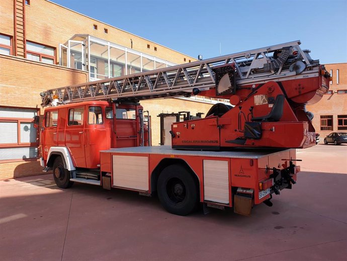 Camión de bomberos de 1981 en Salamanca.