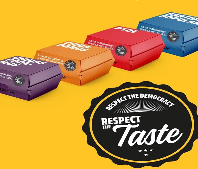 Una cadena de restauración lanza hamburguesas 'políticas' con motivo de la investidura