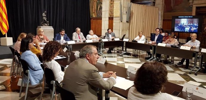 C.El Homrani, Q.Torra y A.Guillén presiden la Mesa del Pacto catalán por los derechos de las personas con discapacidad
