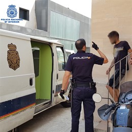 El detingut per robatoris en taxis aparcats a la Platja de Palma.