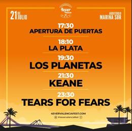 CARTEL DE 4EVER VALENCIA FEST