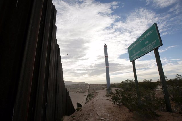 Frontera de México con Estados Unidos en Ciudad Juárez