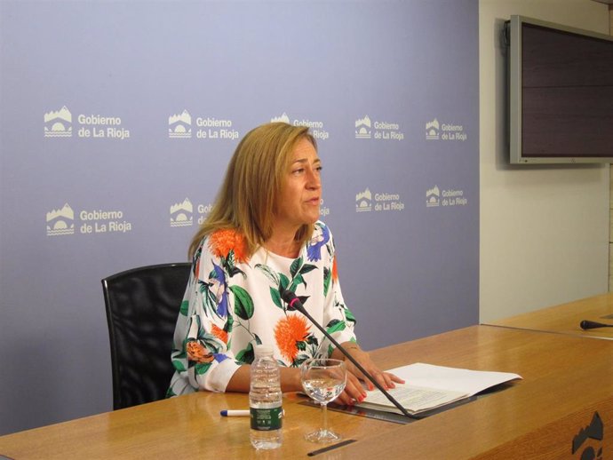 Begoña Martínez Arregui, portavoz del Ejecutivo regional en funciones