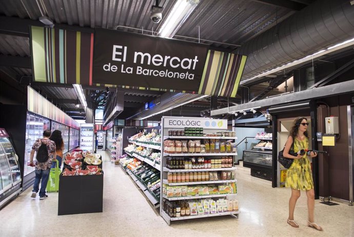 El establecimiento de Caprabo del Mercado de la Barceloneta