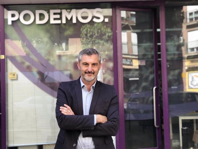 El candidato de Podemos Equo a la Comunidad, Óscar Urralburu