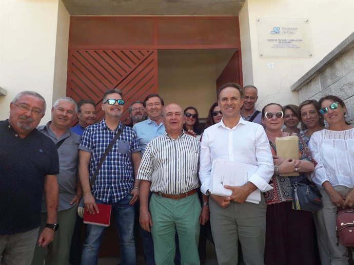 De la Encina con profesionales del CTA