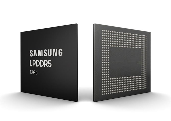 Samsung empieza a producir su chip de memoria RAM LPDDR5 de 12 GB 