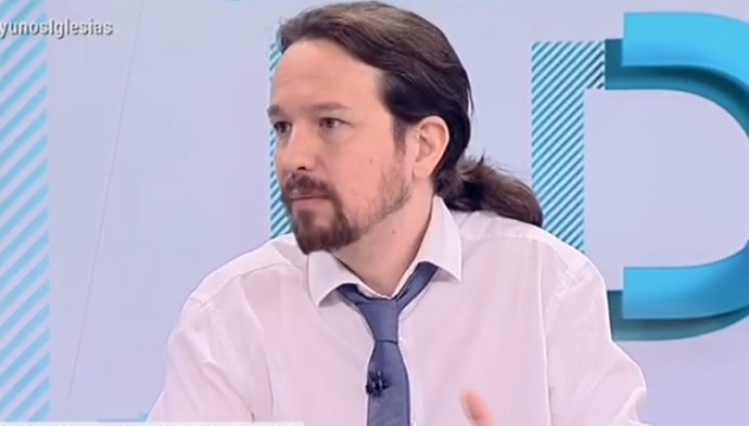 Entrevista en TVE al líder de Podem, Pablo Iglesias