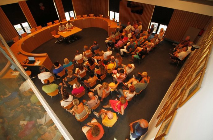 Reunión en el Ayuntamiento de Blanes