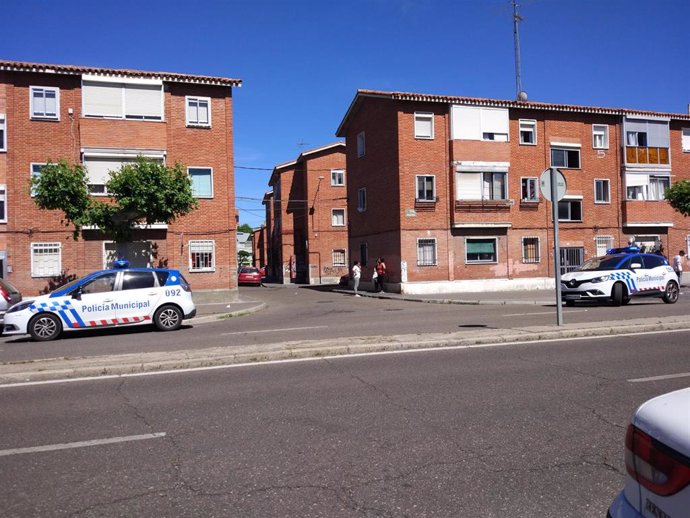 Foto de archivo de la Policía Municipal en el barrio vallisoletano de Las Viudas.