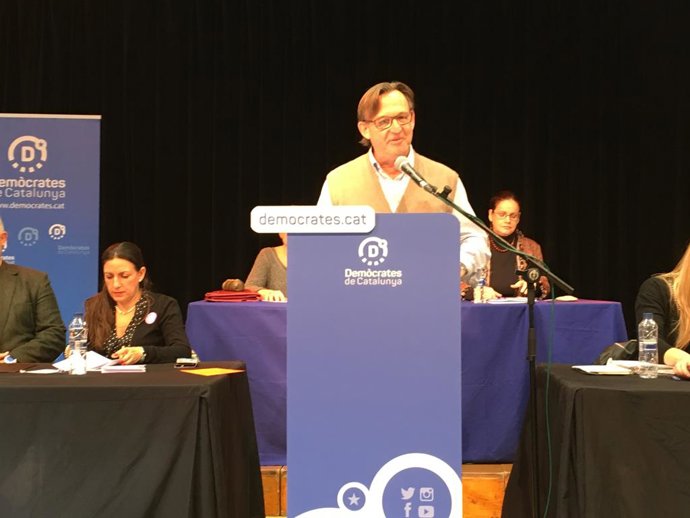 El nou president del Consell Nacional de Demcrates de Catalunya --escisió sobiranista d'Unió-- Josep Maria Vila d'Abadal