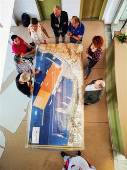 Jesús Caicedo explica proyectos del Puerto al Grupo Socialista del Ayuntamiento de Almería