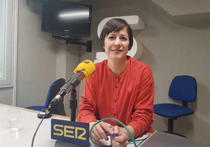 Ana Pontón, portavoz nacional do BNG, en entrevista en Radio Galicia Cadea Ser