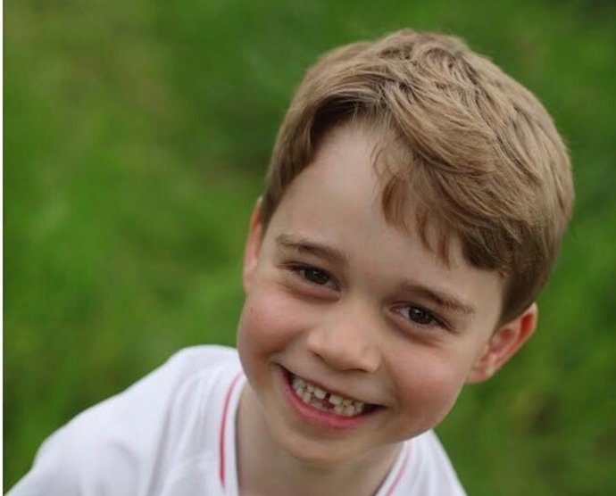 Fotografía compartida por los Duques de Cambridge en Instagram para felicitar a su hijo, el Príncipe george, su sexto cumpeaños