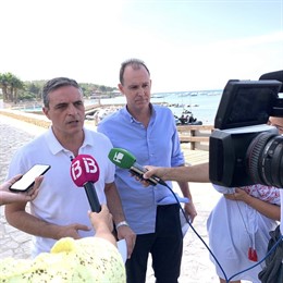 El portavoz 'popular' de Ibiza, José Vicente Marí Bosó, en declaraciones a los medios