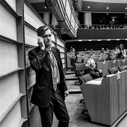 El eurodiputado socialista español Juan Fernando López Aguilar, presidente de la comisión de Libertades Civiles, Justicia y Asuntos de Interior (LIBE) del Parlamento Europeo