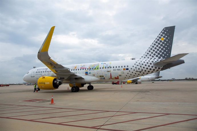 El avión airbus de Vueling A320neo, en una imagen de archivo. 