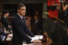 AV.- Investidura.- Sánchez avisa a los que "retroceden al pasado" en violencia m