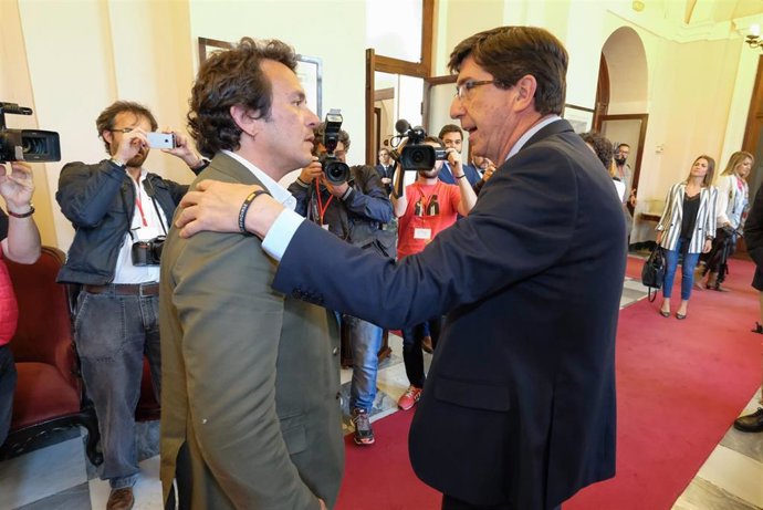 Juan Marín y el alcalde de Cádiz