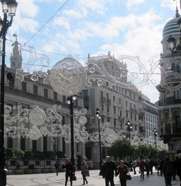 Iluminación navideña en Sevilla