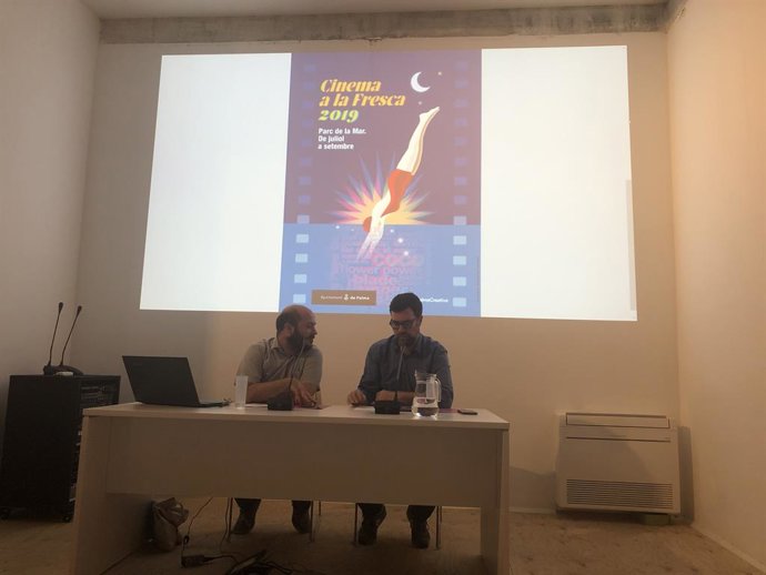 El tinent de batlia de l'Ajuntament de Palma, Antoni Noguera, i el director general de Música i Arts Escniques, Miquel ngel Contreras.