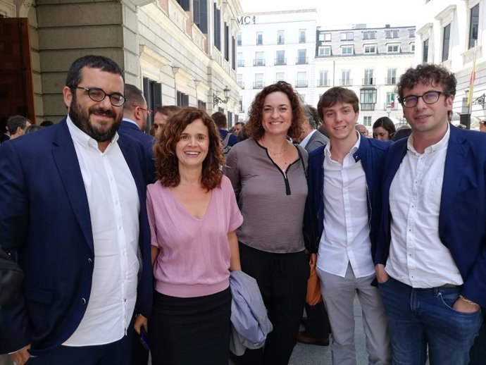 El senador de MÉS per Mallorca, Vicen Vidal, en el Congrés dels Diputats.