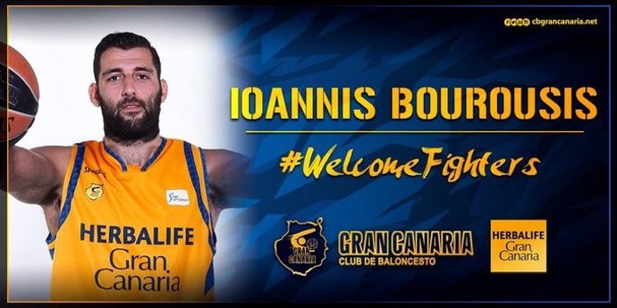 El pívot griego Ioannis Bourousis ficha por el Herbalife Gran Canaria