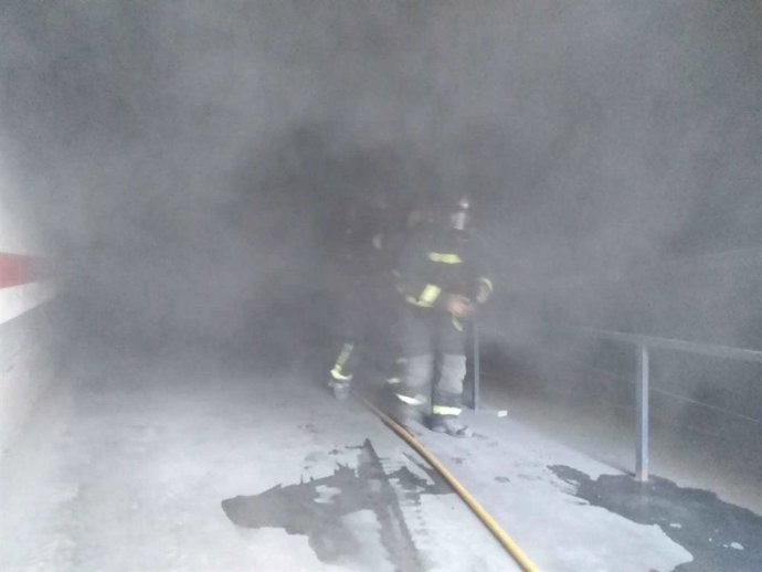 Imagen de archivo de los bomberos de Almería