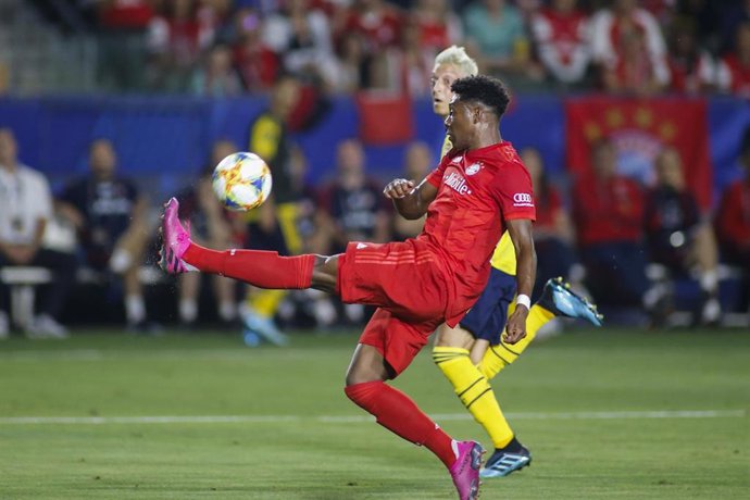 David Alaba en el partido entre el Bayern y el Arsenal de la International Champions Cup 