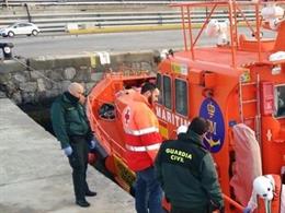 Salvamento y Guardia Civil, en Ceuta, en una imagen de archivo