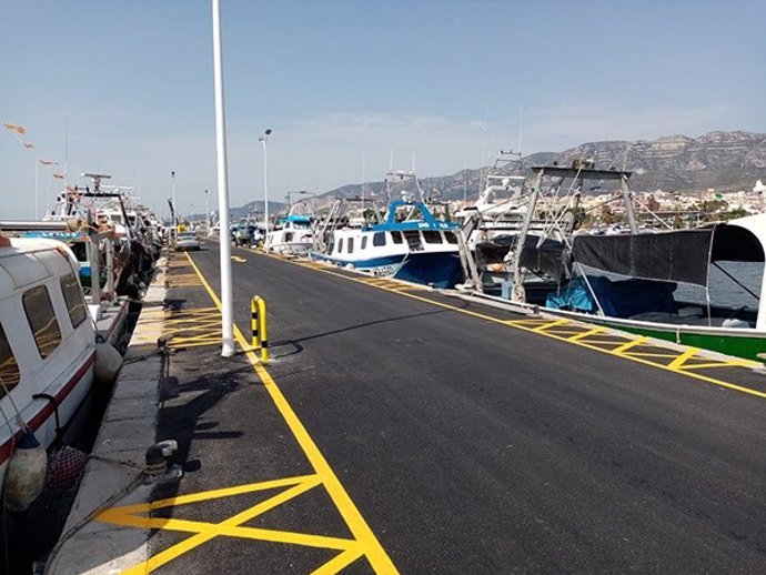 Ports de la Generalitat finalitza les obres en el moll pesquer de Sant Carles de la Rpita (Tarragona)