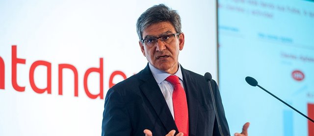 José Antonio Álvarez, consejero delegado de Banco Santander durante la presentación de resultados de la entidad