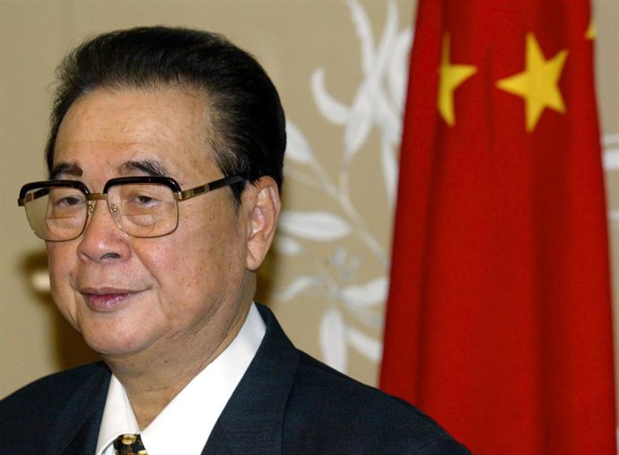 El ex primer ministro de China Li Peng
