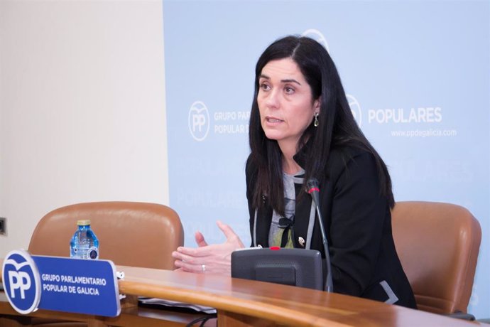 La viceportavoz del PP en el Parlamento de Galicia, Paula Prado.