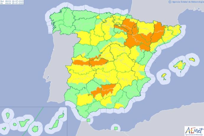 Las cinco provincias de C-LM estarán en alerta por calor este miércoles