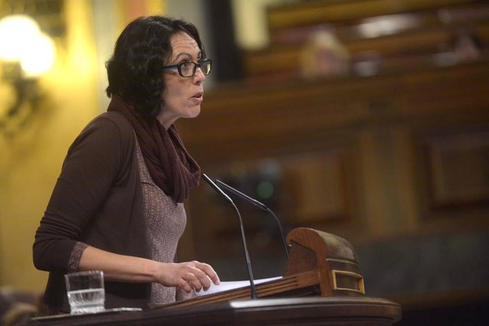 La diputada de Unidas Podemos Eva García Sempere (IU)